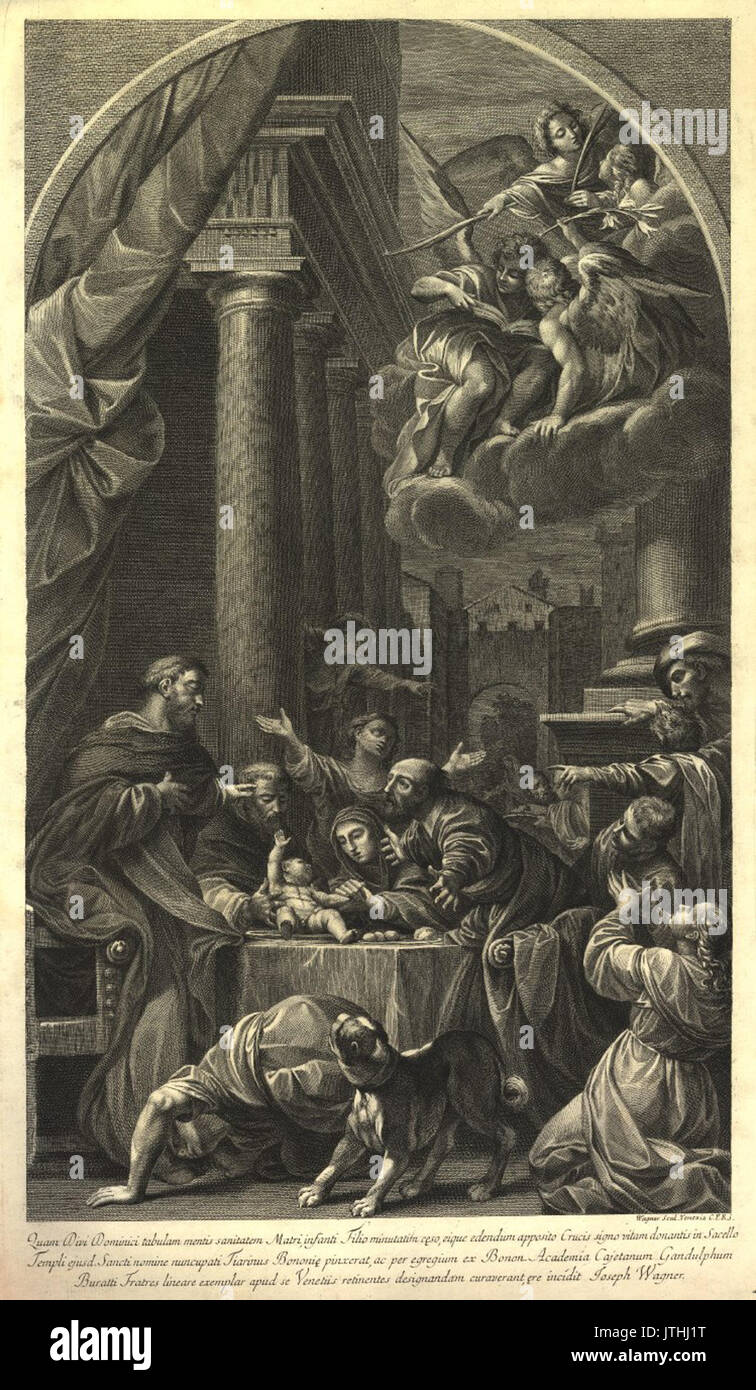 The presentation of Christ in the temple Stock Photo - Alamy