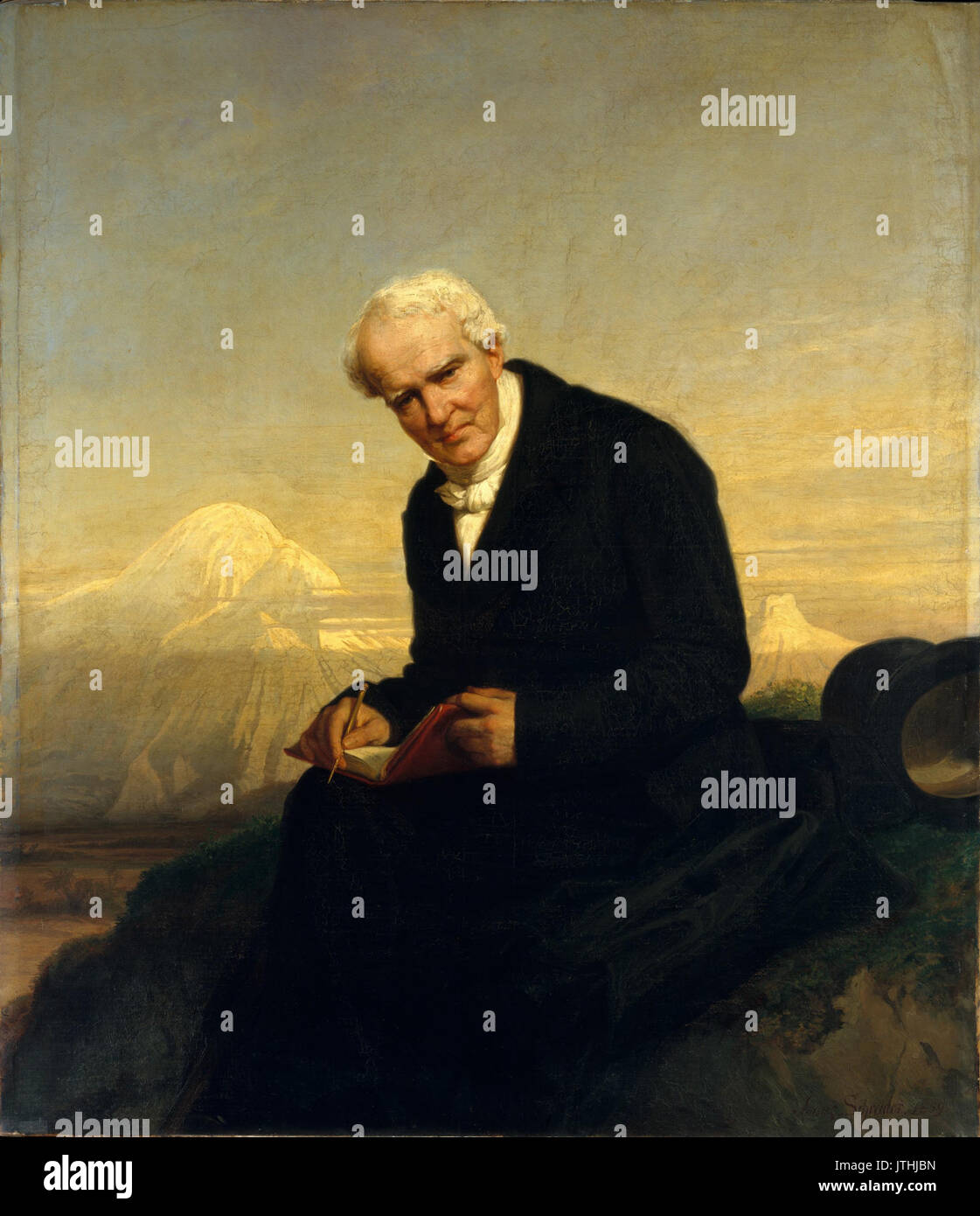 Baron Alexander von Humboldt by Julius Schrader 1859 Stock Photo