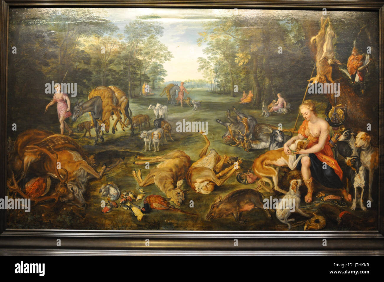 Van Balen and Brueghel, Diana at the Hunt, Musee de la Chasse et Nature Stock Photo