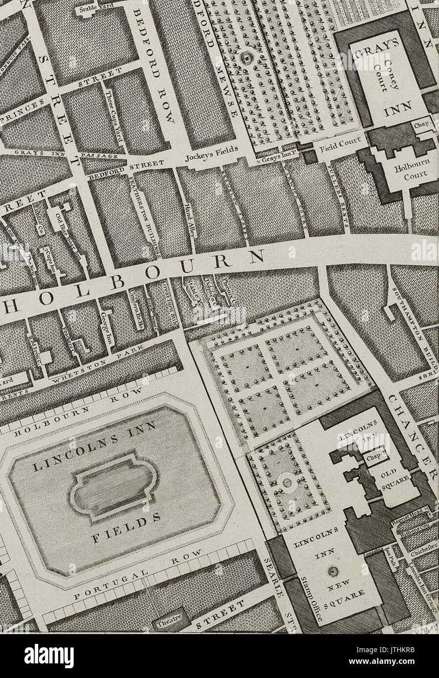 18th century maps london hi-res stock photography and images - Alamy
