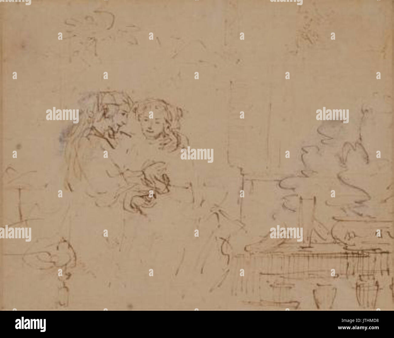 Rembrandt Isaac and Rebecca Stock Photo Alamy