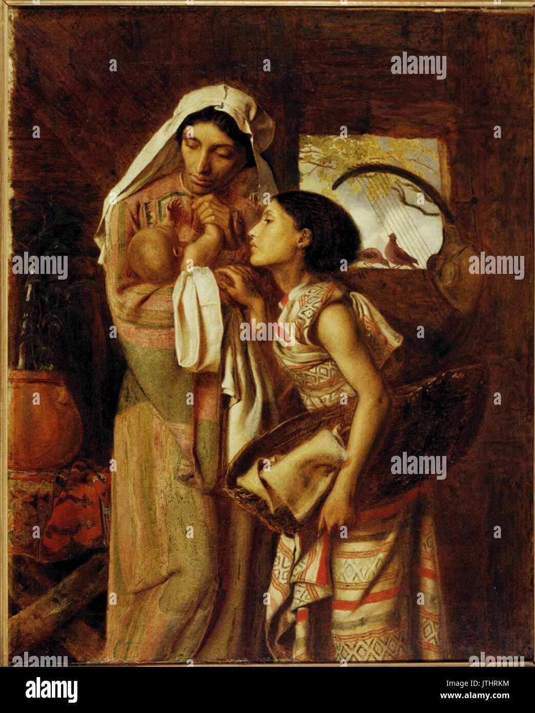 Simeon Solomon The Mother of Moses Stock Photo Alamy
