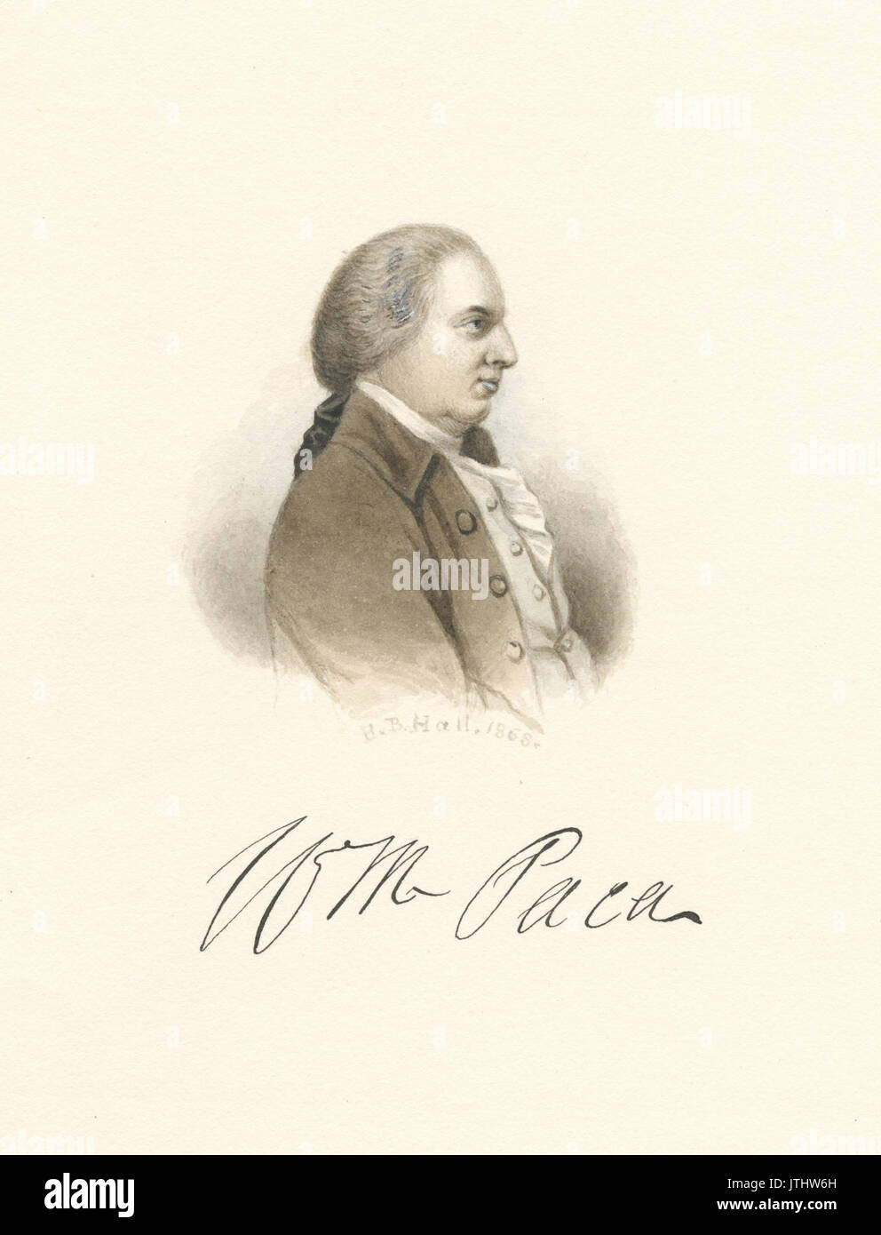 William Paca (NYPL NYPG97 F76 420439) Stock Photo