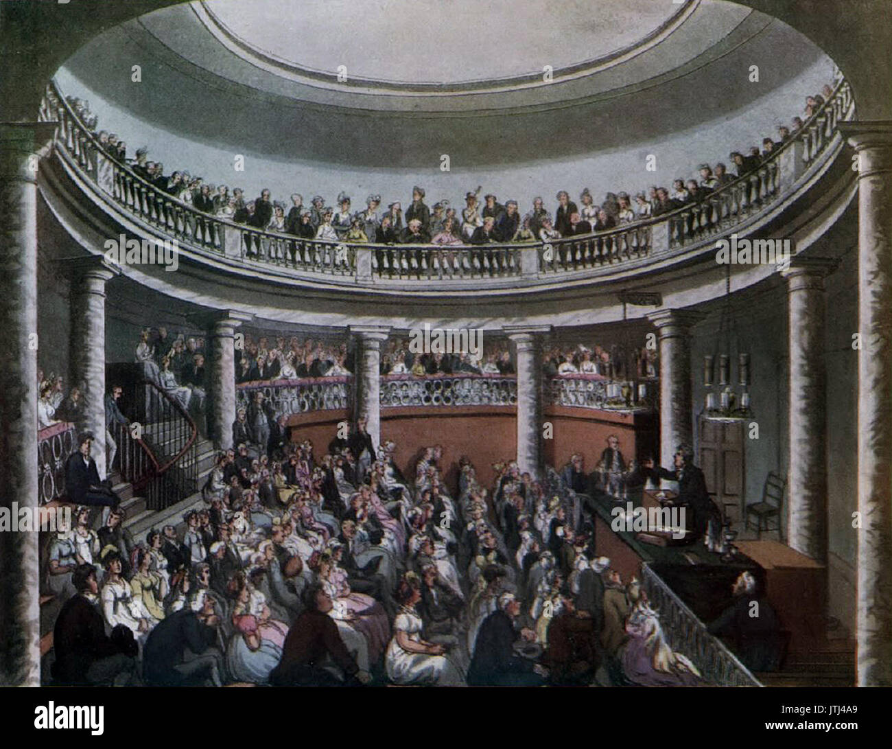 Surrey Institution, London, circa 1810   cropped Stock Photo
