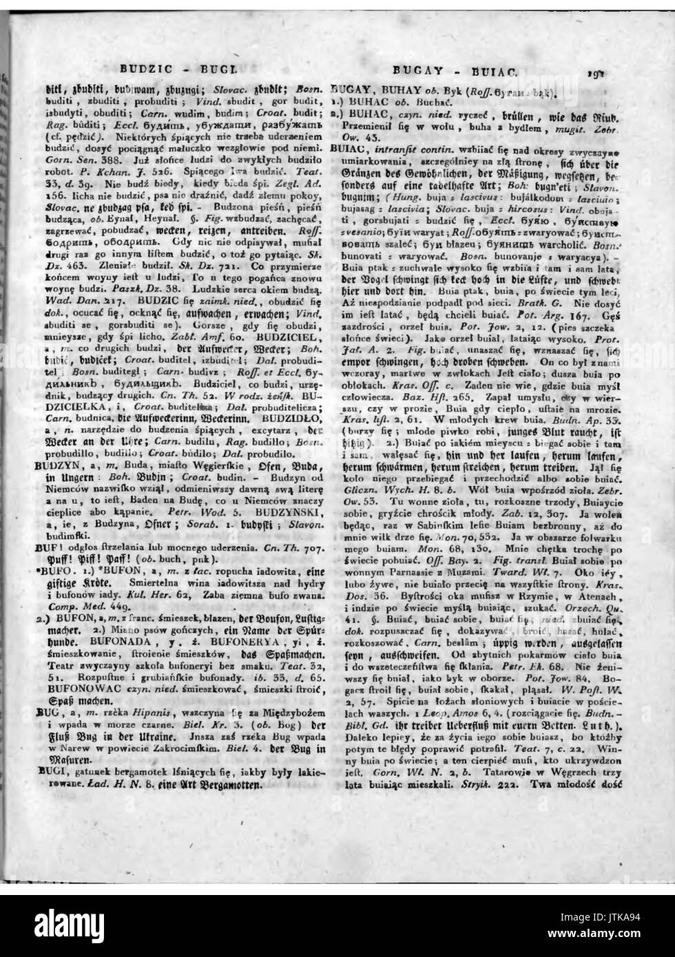 slownik-jezyka-polskiego-tom-1-191-stock-photo-alamy