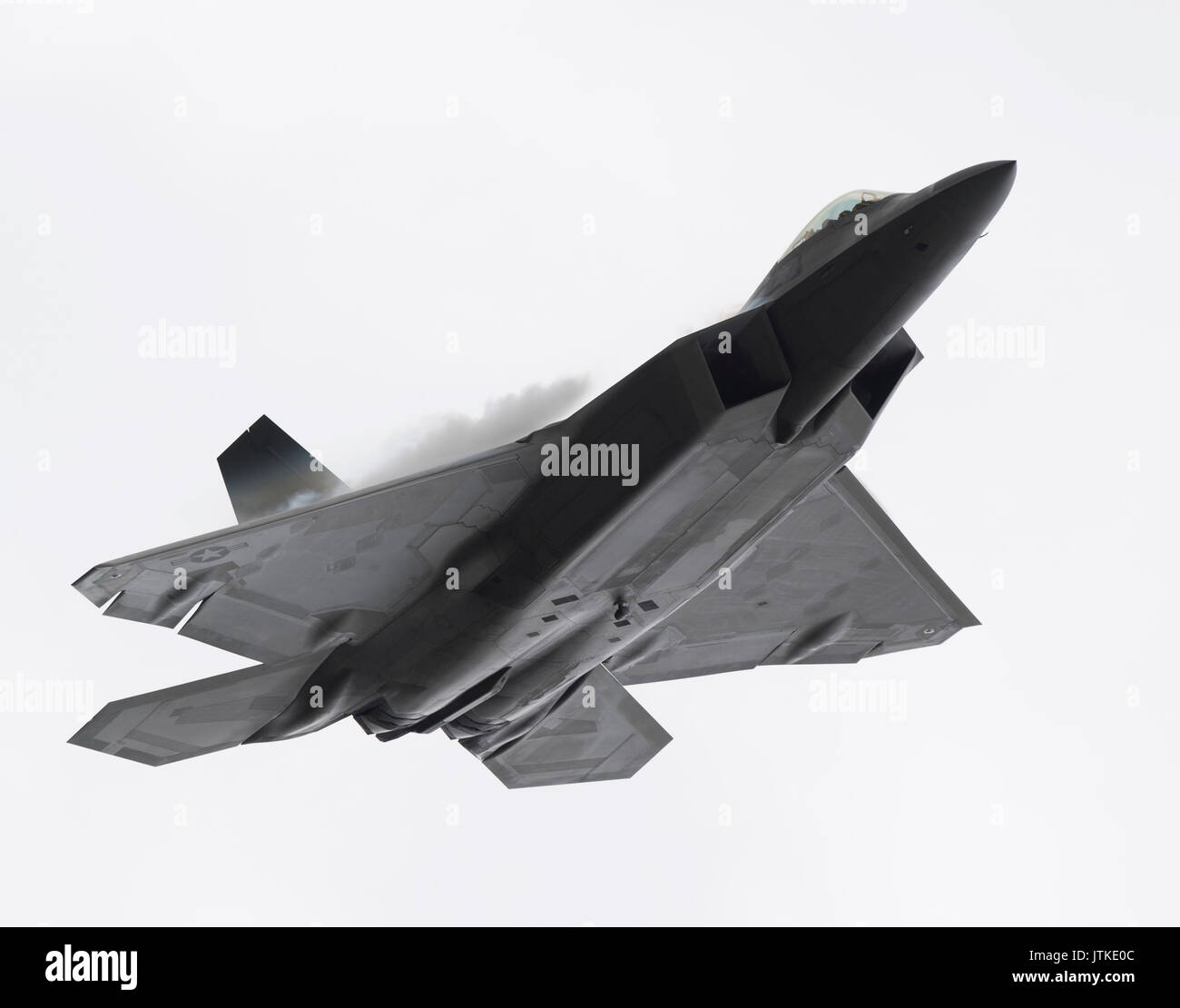 F22 Raptor Demo USAF Stock Photo