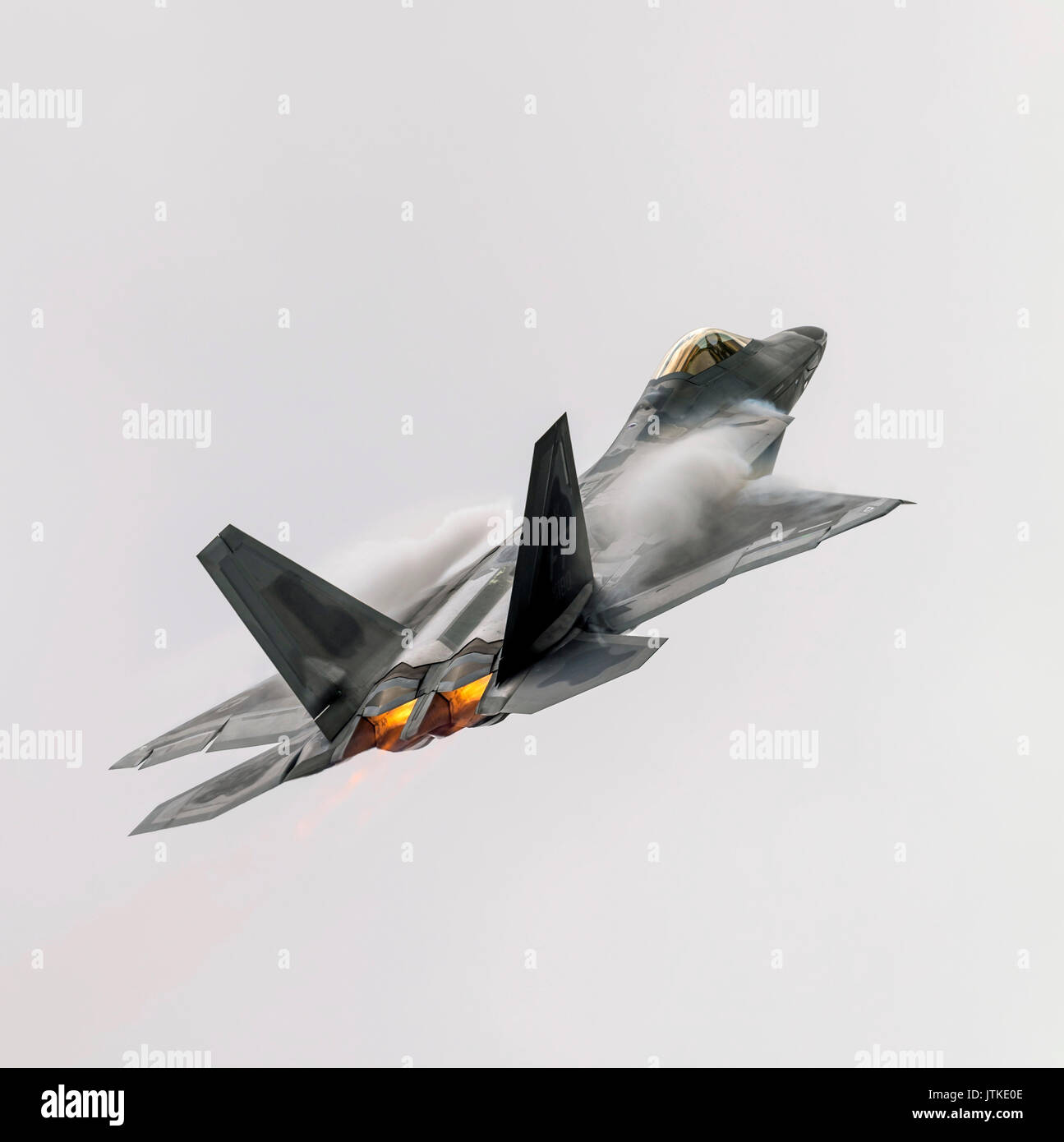 F22 Raptor Demo USAF Stock Photo