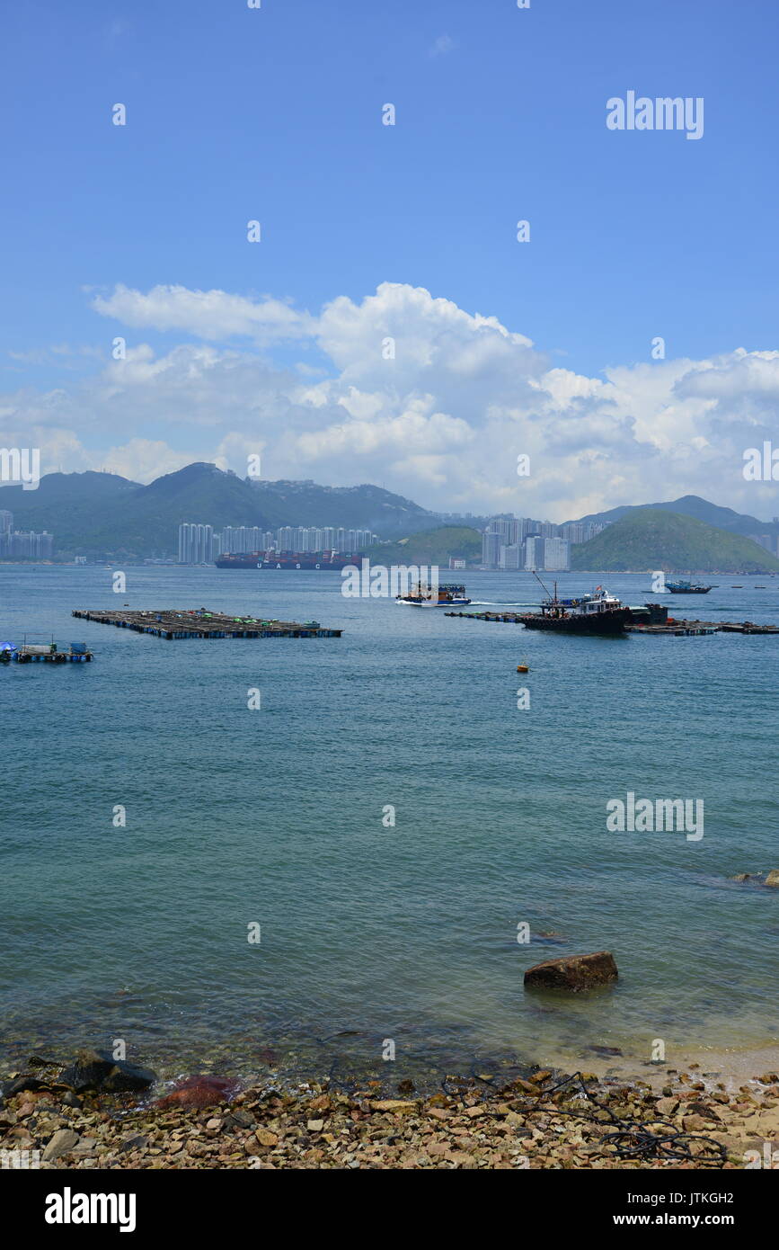 China, Hong Kong, Lamma Island, Sok Kwu Wan Stock Photo