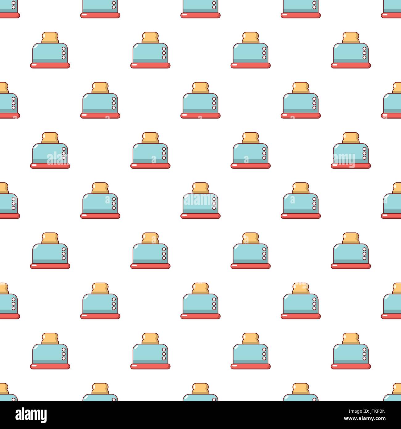 Steal toaster pattern seamless Stock Vector