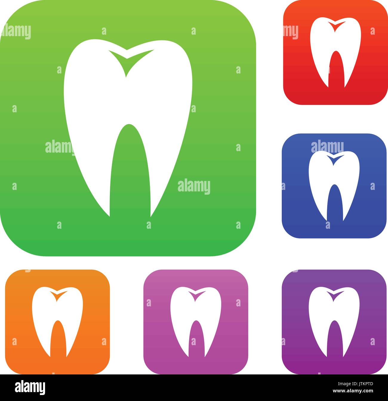 Tooth set collection Stock Vector Image & Art - Alamy