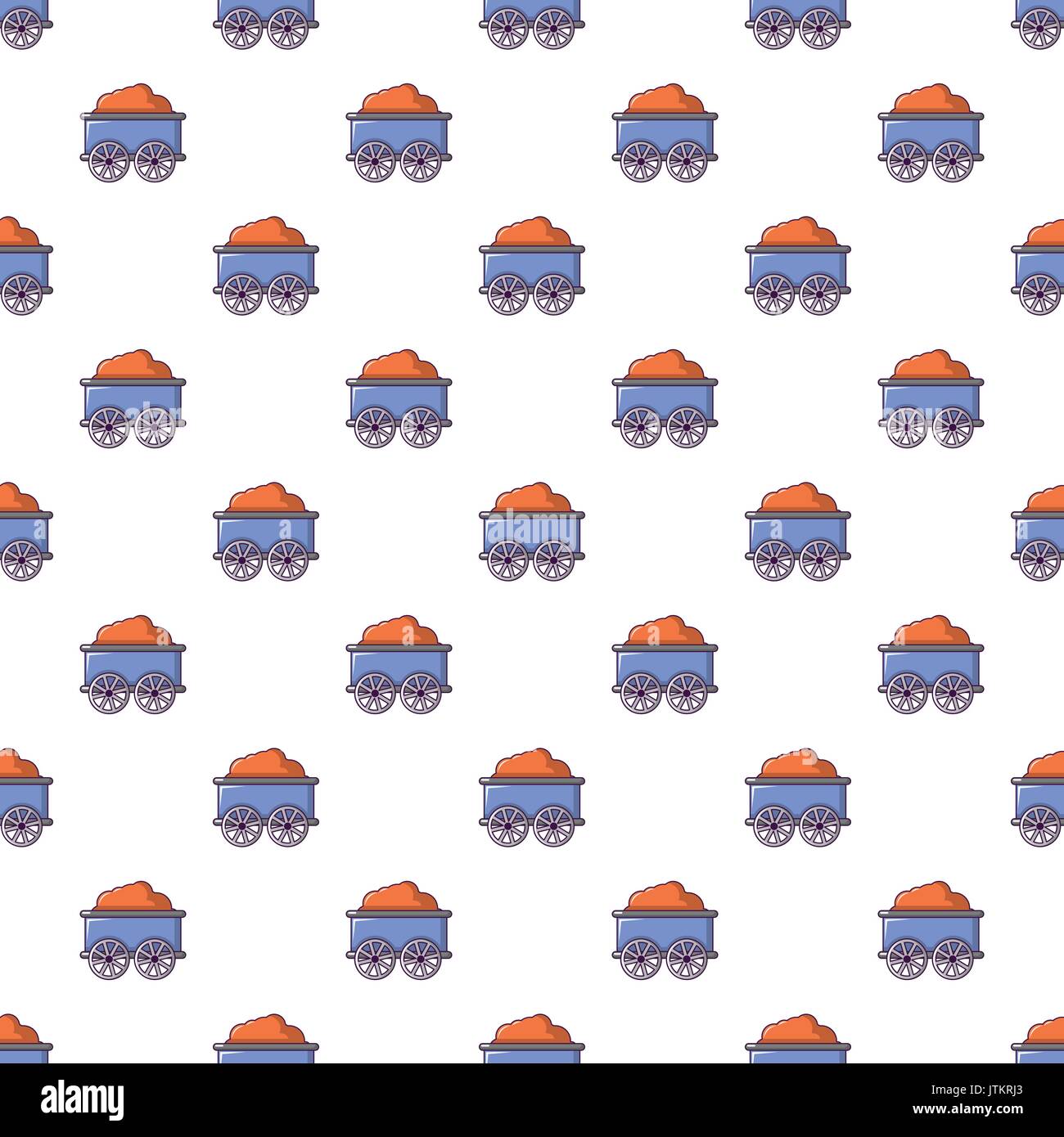 Train wagon pattern seamless Stock Vector