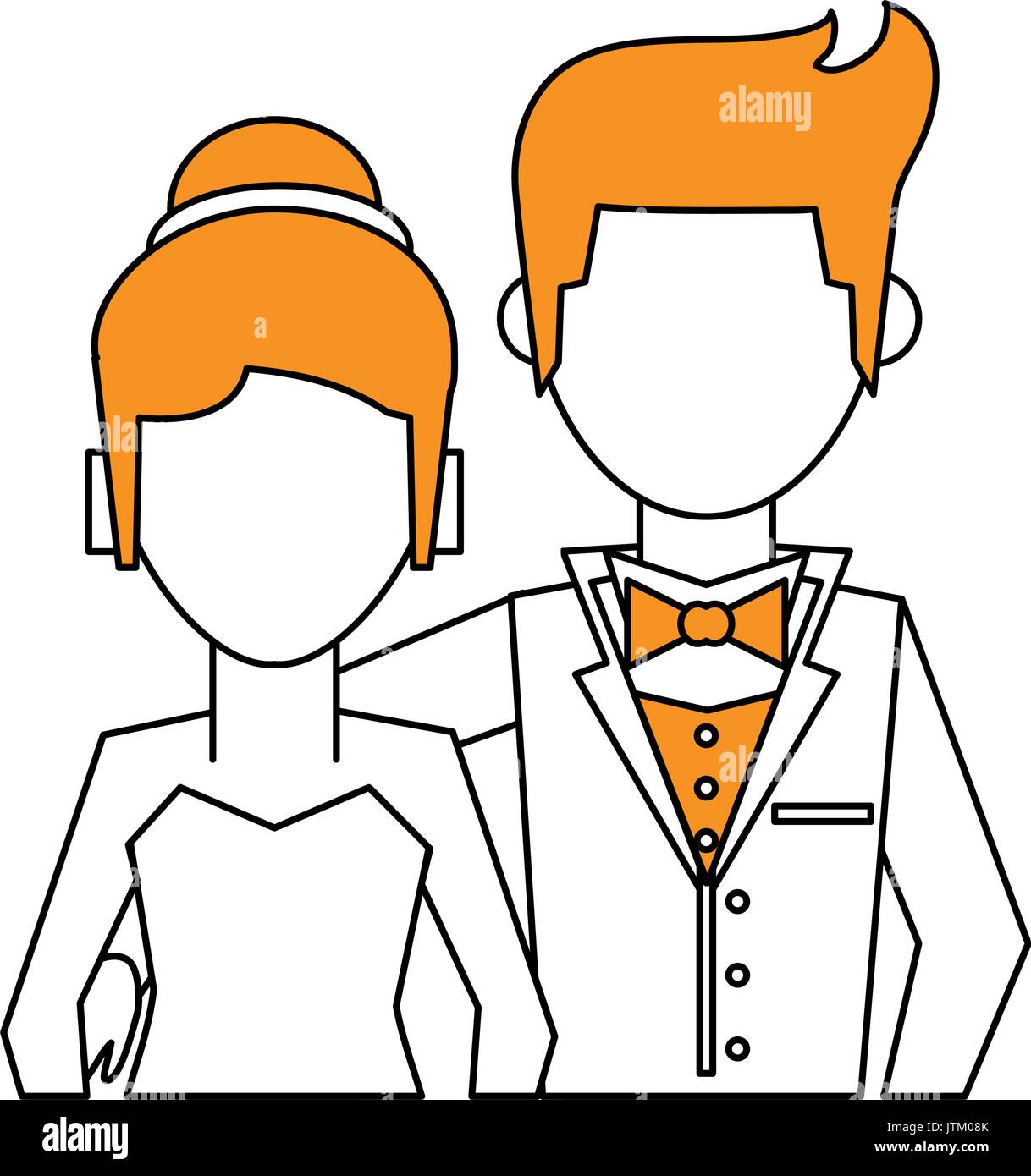 couple vector illustration Stock Vector Image & Art - Alamy