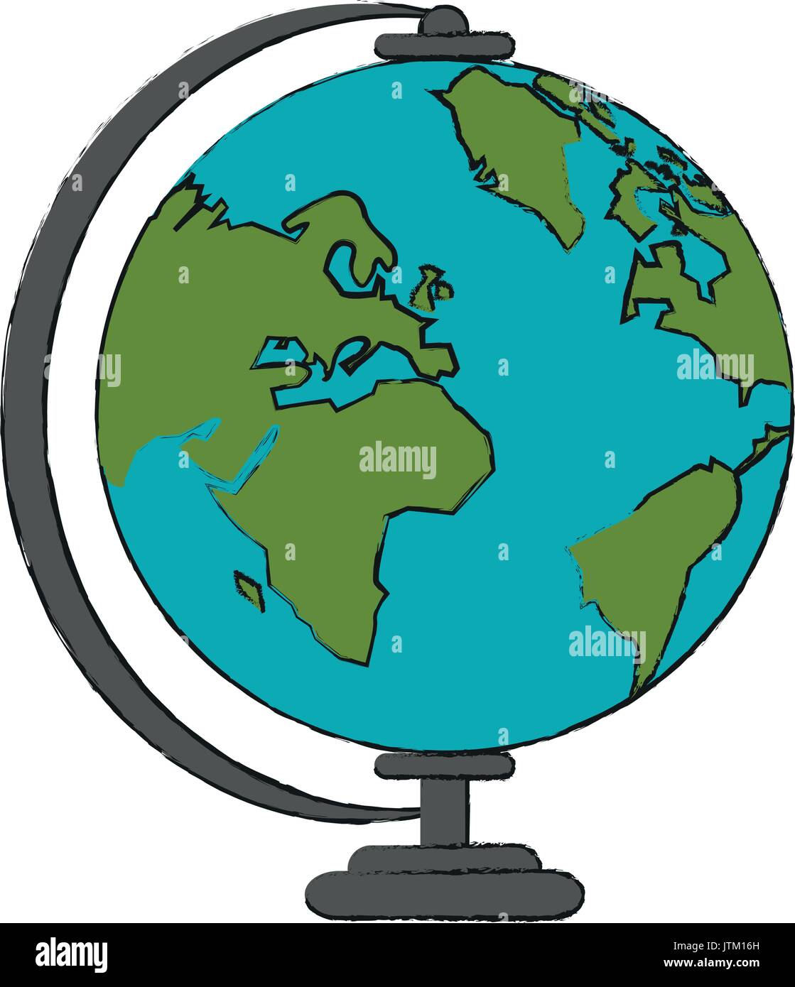 globe vector illustration Stock Vector Image & Art - Alamy