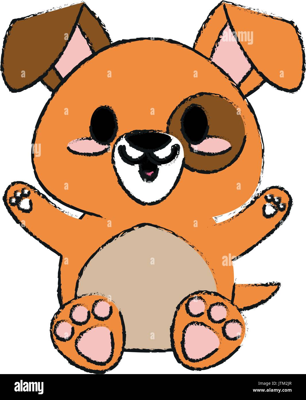 cute dog vector illustration Stock Vector Image & Art - Alamy