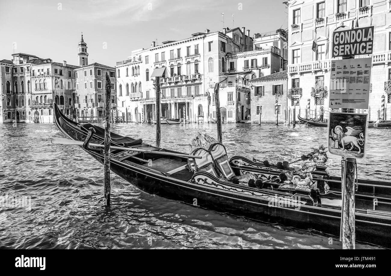 Beautiful gondola in venice hi-res stock photography and images - Alamy