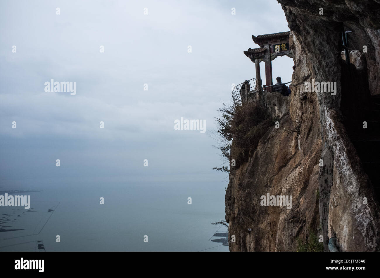 Western Hill & Dragon Gate, Xishan, Kunming, Yunnan, China Stock Photo
