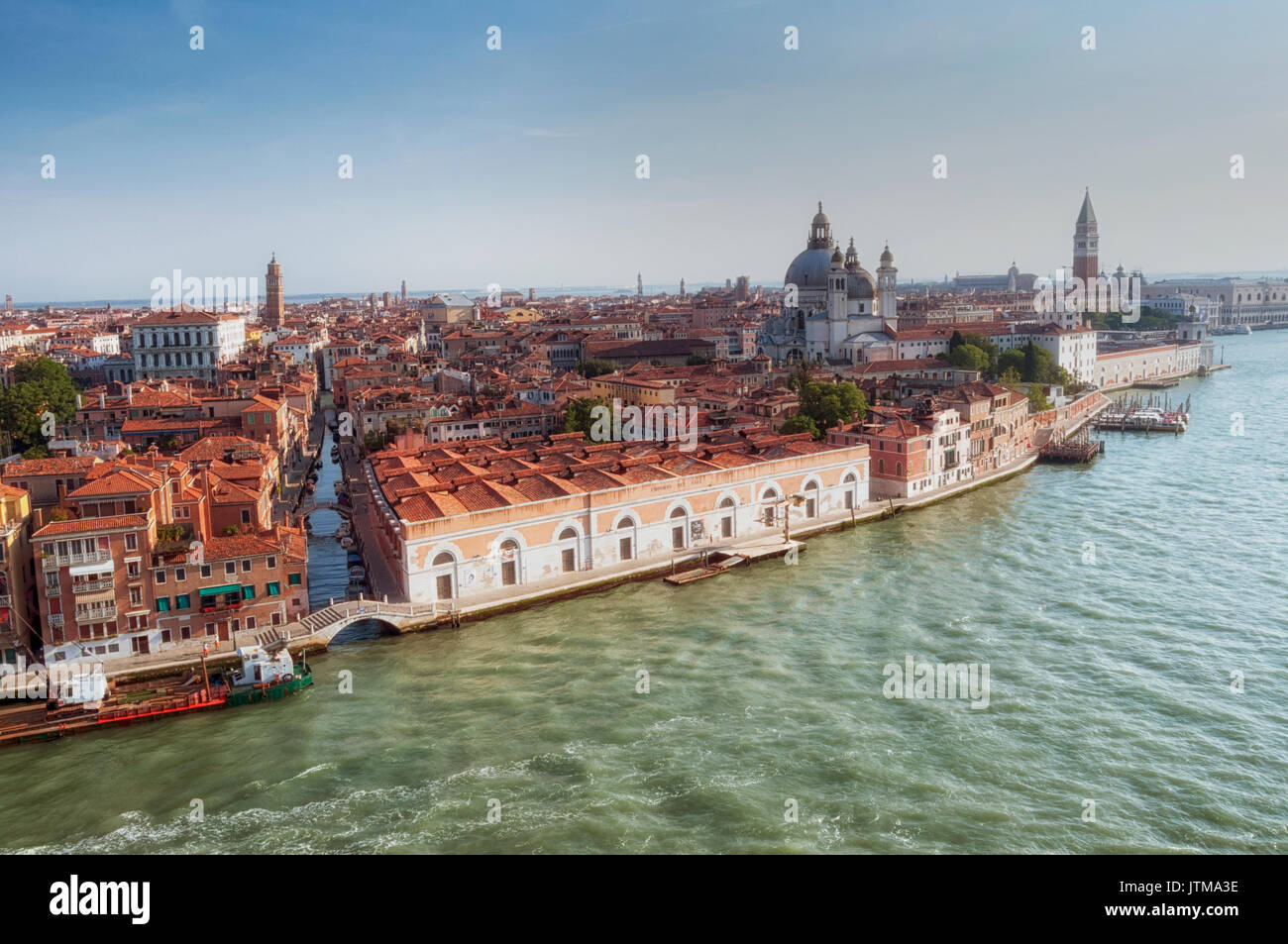 Venice city and Grand Canal Stock Photo