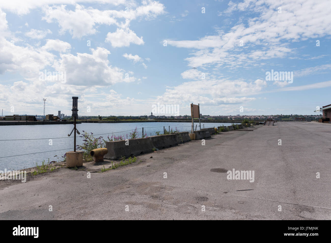 Bramley Moore Dock, Liverpool. Location of new Everton FC stadium which will be moving from their Goodison Park location Stock Photo