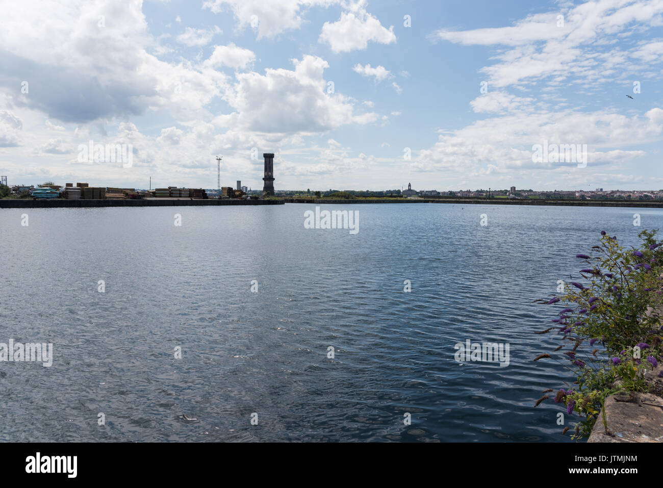 Bramley Moore Dock, Liverpool. Location of new Everton FC stadium which will be moving from their Goodison Park location Stock Photo