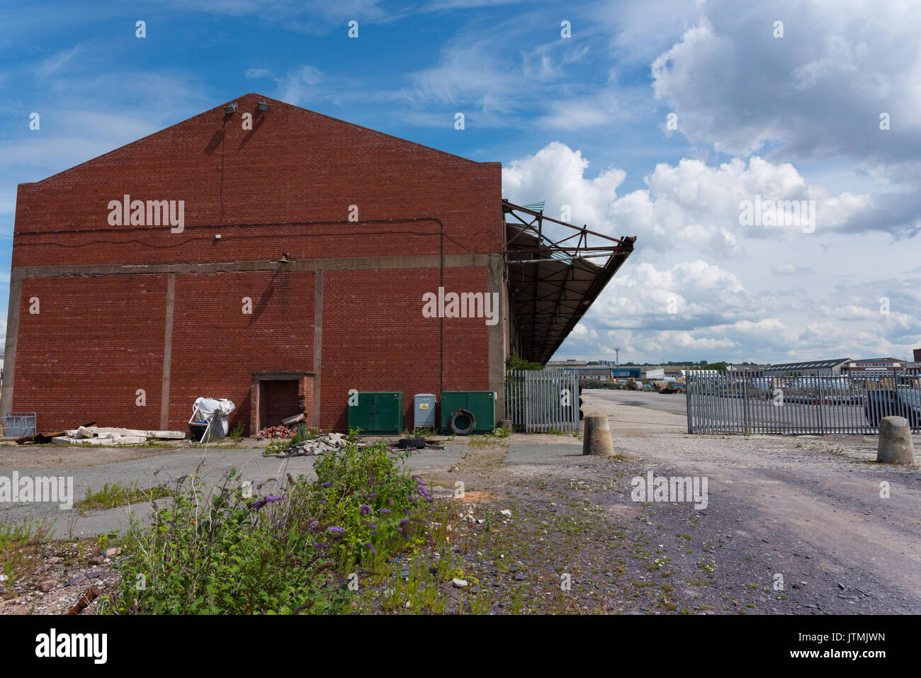 Bramley Moore Dock, Liverpool. Location of new Everton FC stadium which will be moving from their Goodison Park location Stock Photo