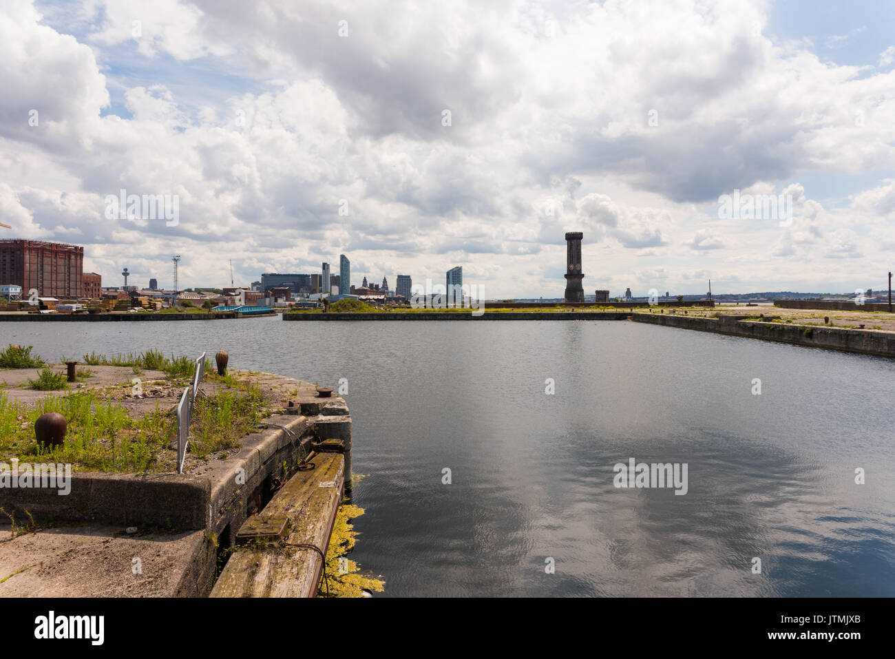 Bramley Moore Dock, Liverpool. Location of new Everton FC stadium which will be moving from their Goodison Park location Stock Photo