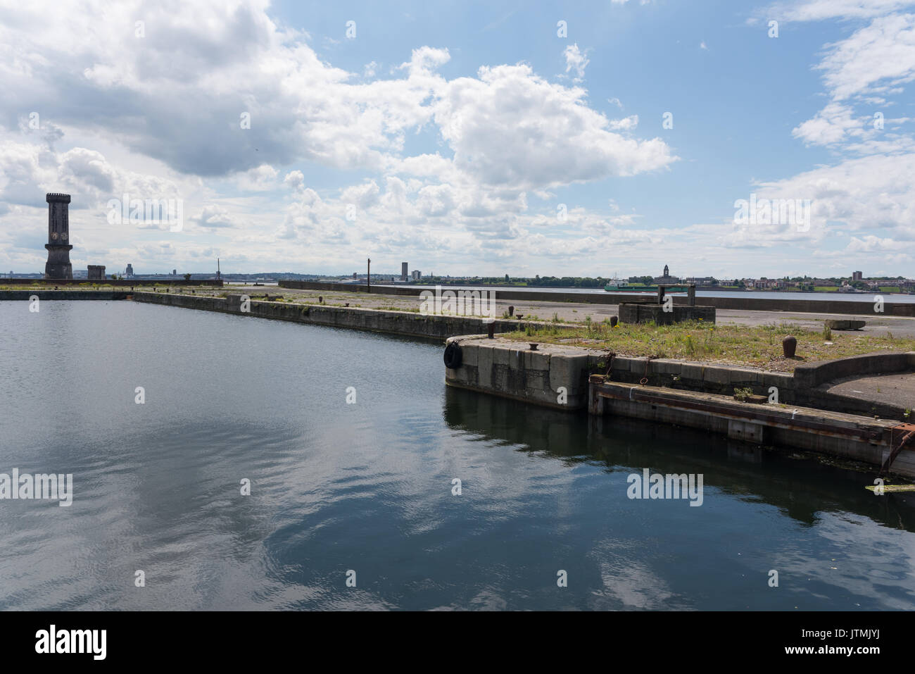 Bramley Moore Dock, Liverpool. Location of new Everton FC stadium which will be moving from their Goodison Park location Stock Photo