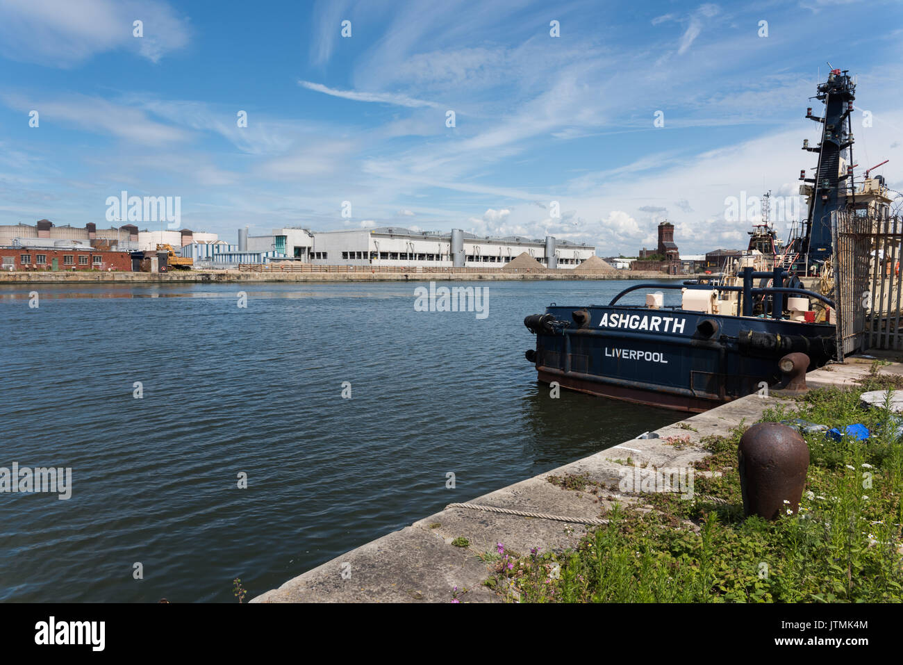 Bramley Moore Dock, Liverpool. Location of new Everton FC stadium which will be moving from their Goodison Park location Stock Photo