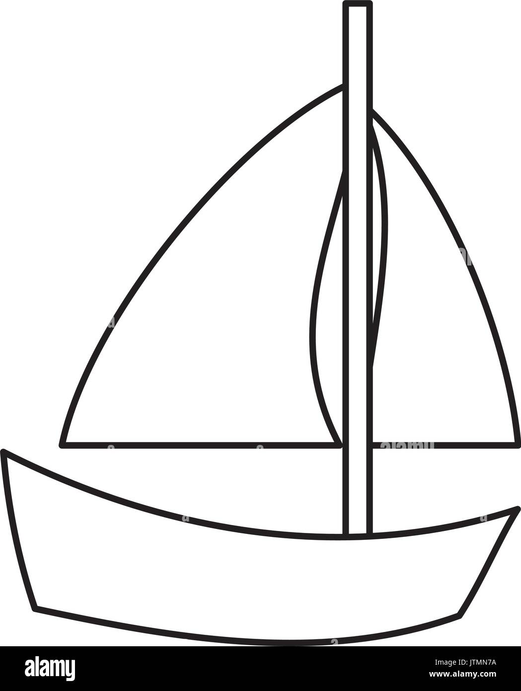 sail-boat-symbol-stock-vector-image-art-alamy