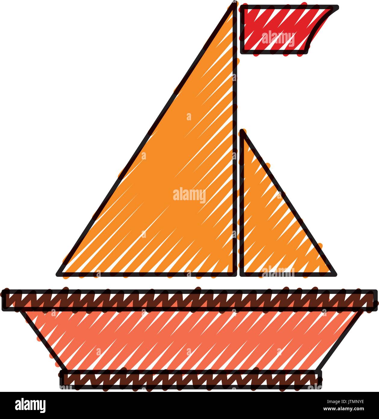 Sail boat symbol Stock Vector Image & Art Alamy