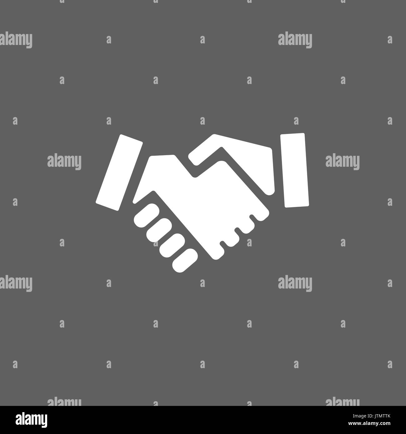 Handshake vector vectors Black and White Stock Photos & Images Alamy