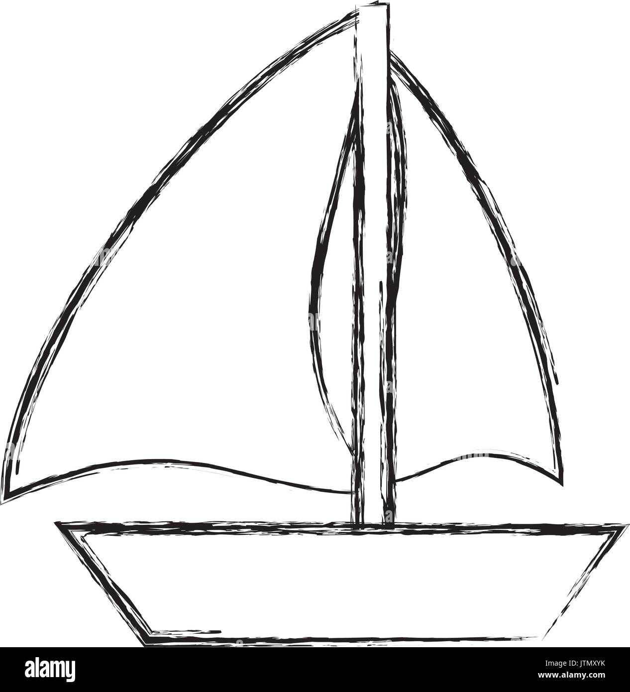 Sail boat symbol Stock Vector Image & Art Alamy