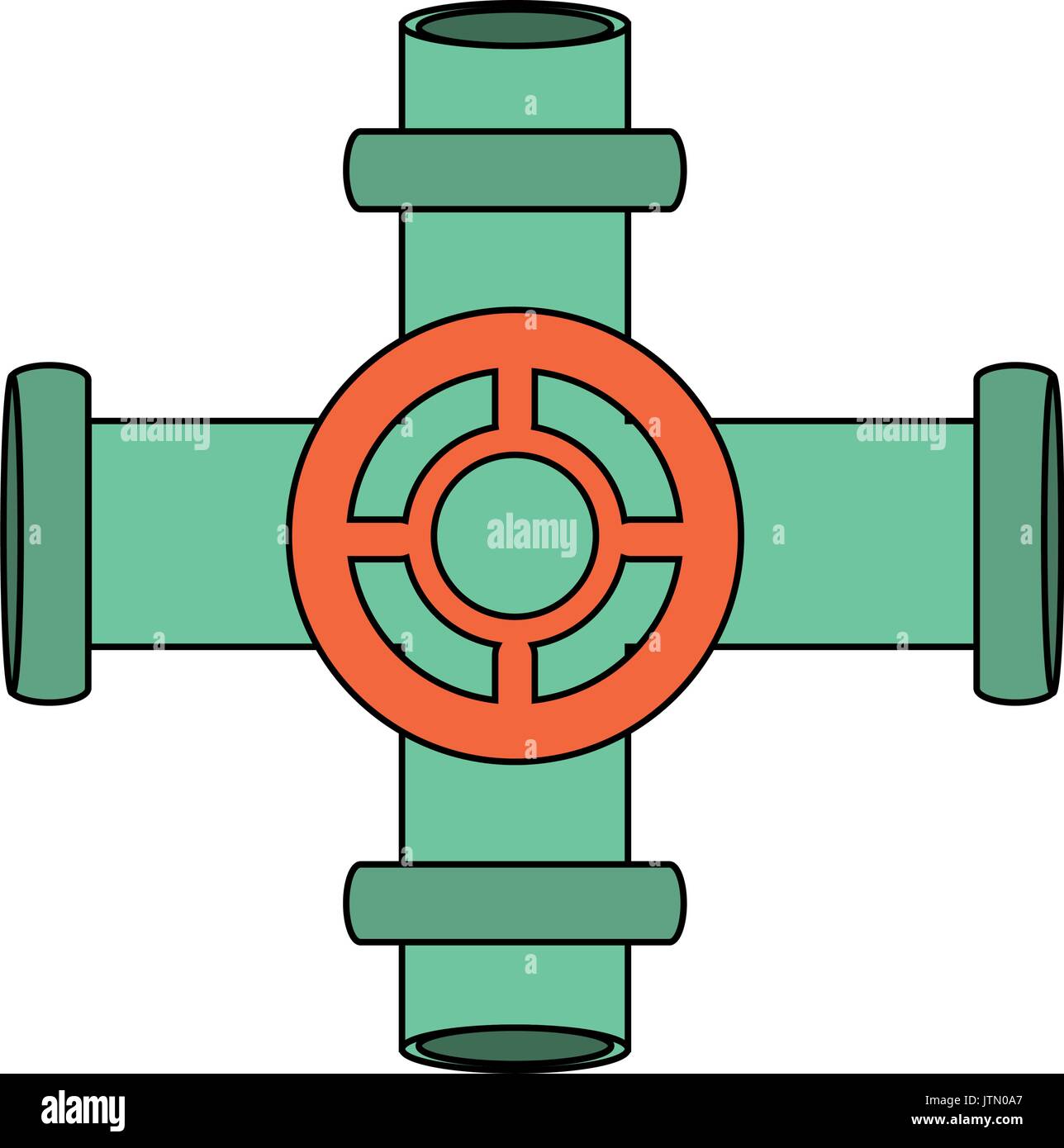 pipe plumbing symbol Stock Vector Image & Art - Alamy