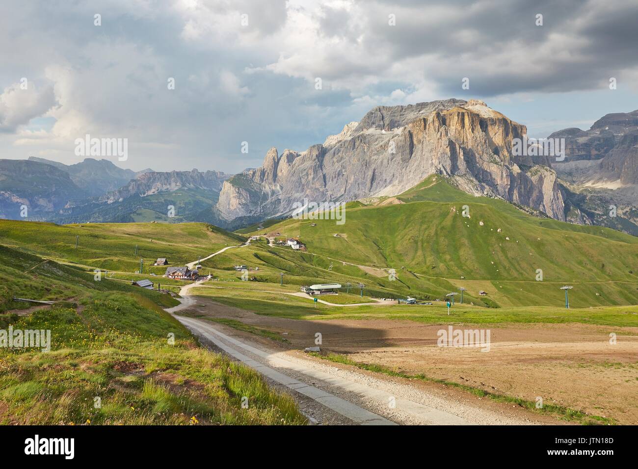 Dolomites Summer Landscape Stock Photo - Alamy