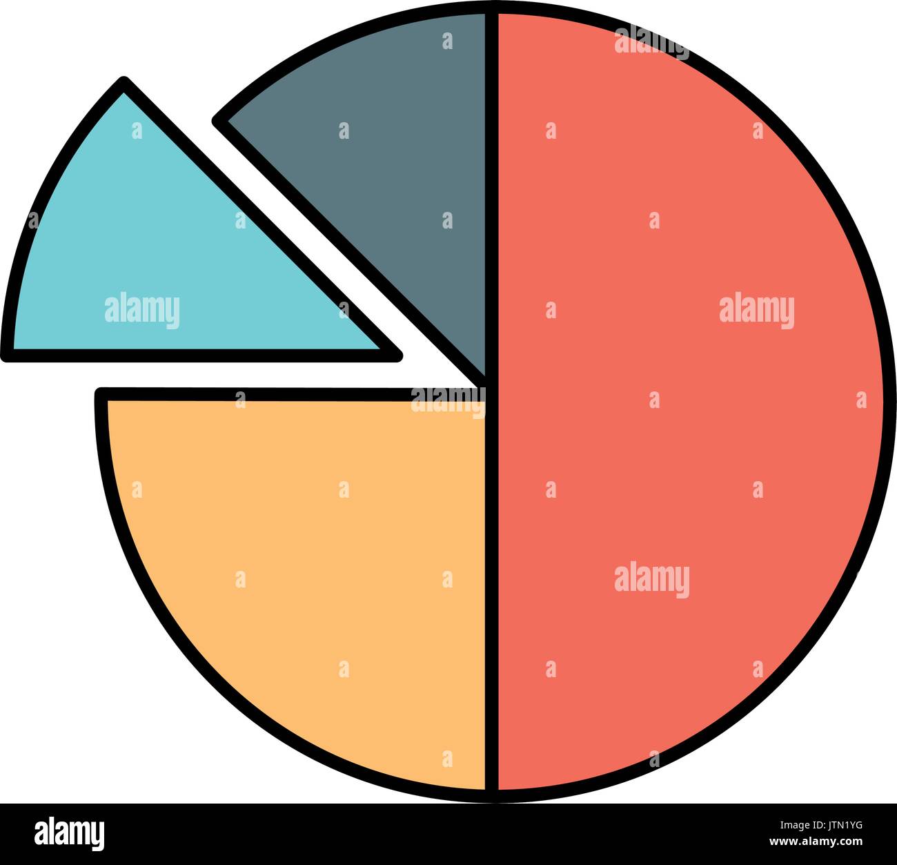 Graphic stats design Stock Vector