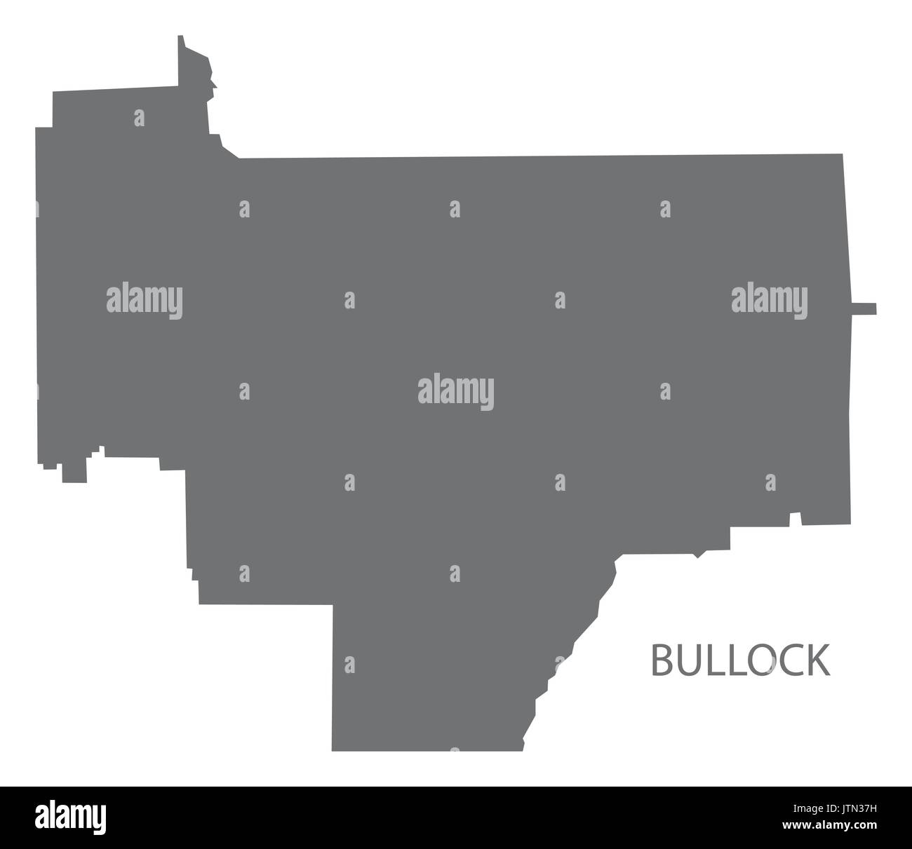 Bullock County Map Of Alabama Usa Grey Illustration Silhouette Stock Vector Image And Art Alamy 0737