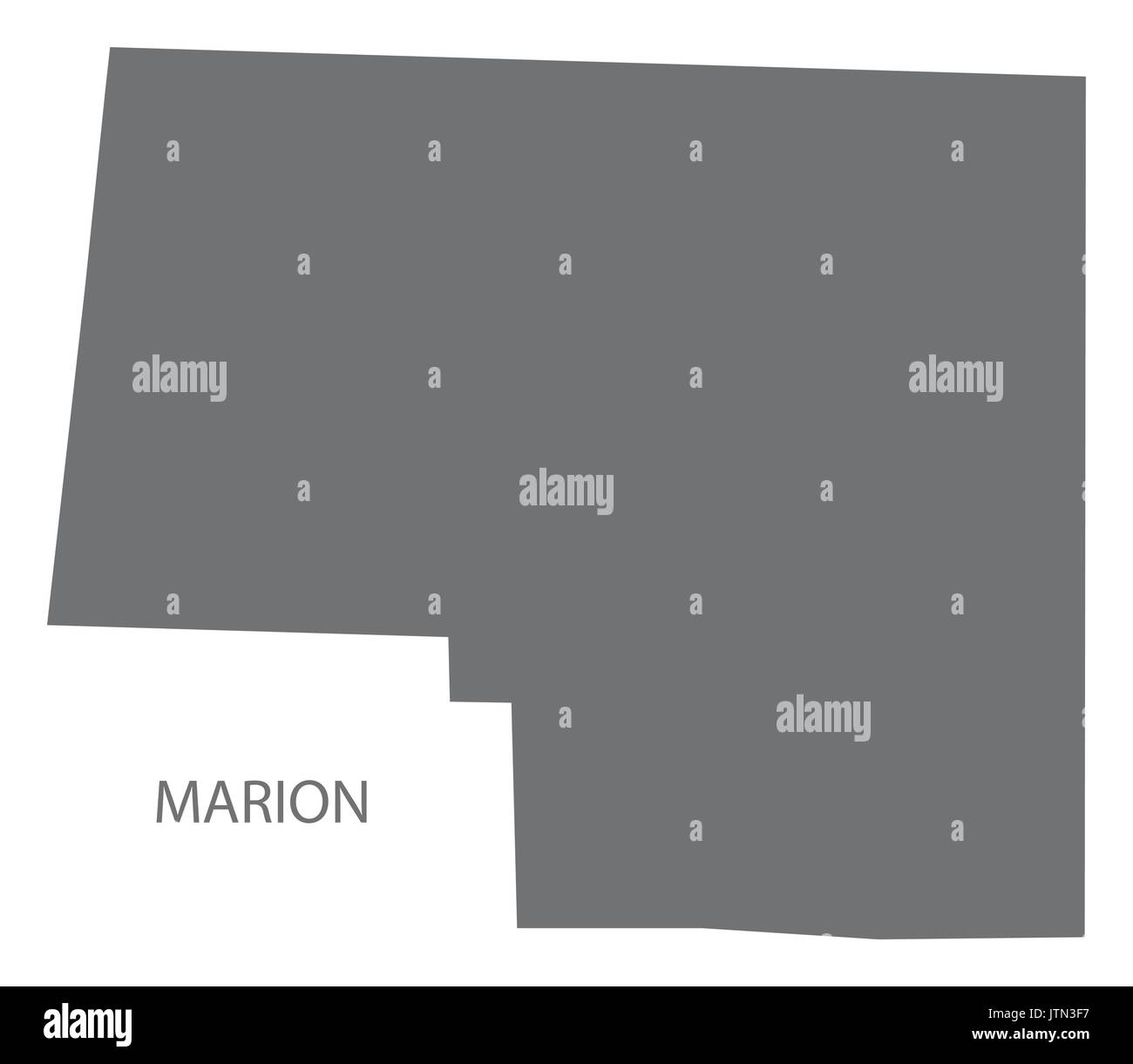 Marion county map of Alabama USA grey illustration silhouette Stock Vector Image & Art Alamy