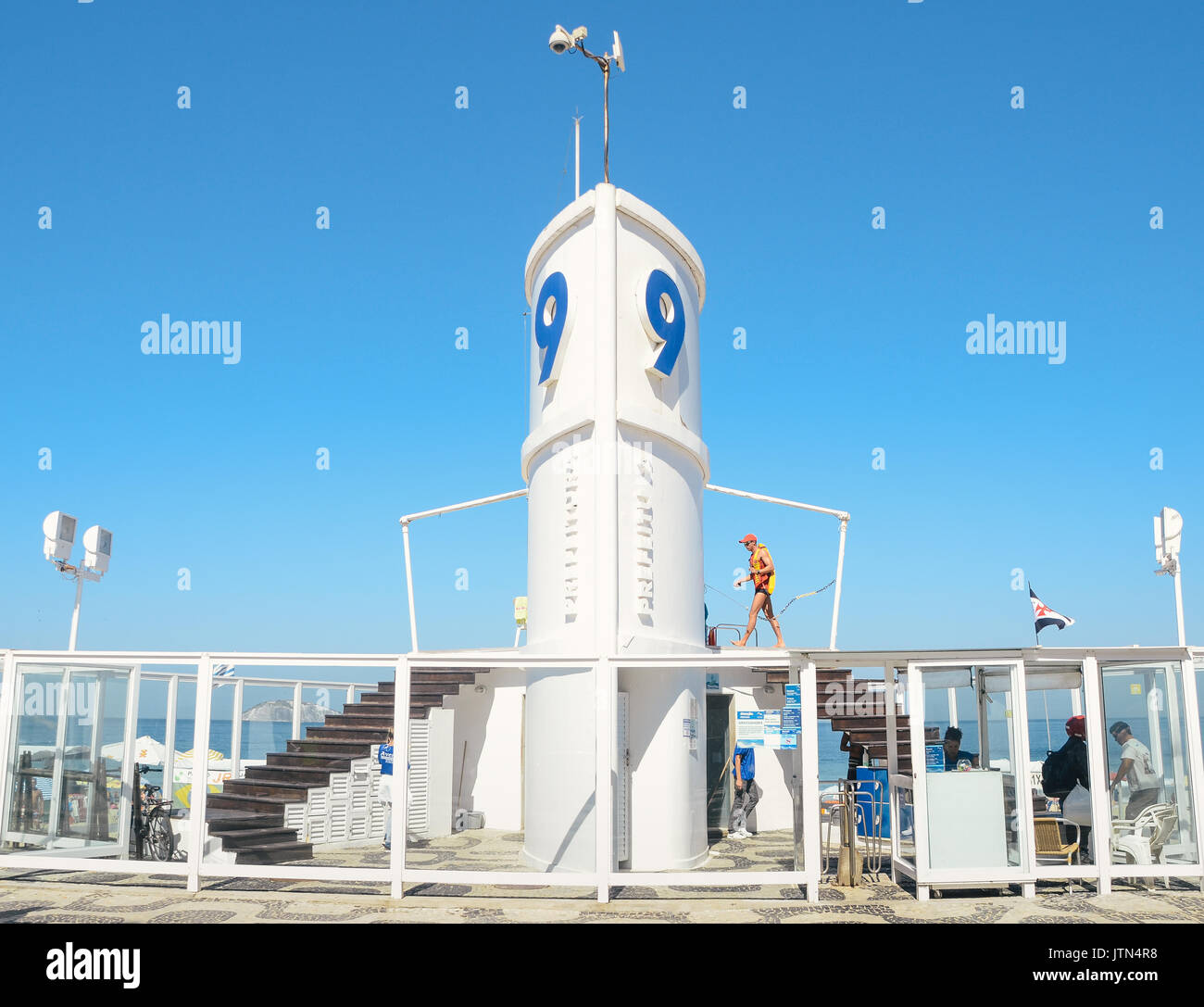 Posto 9 in Ipanema, Rio de Janeiro, Brazil Stock Photo