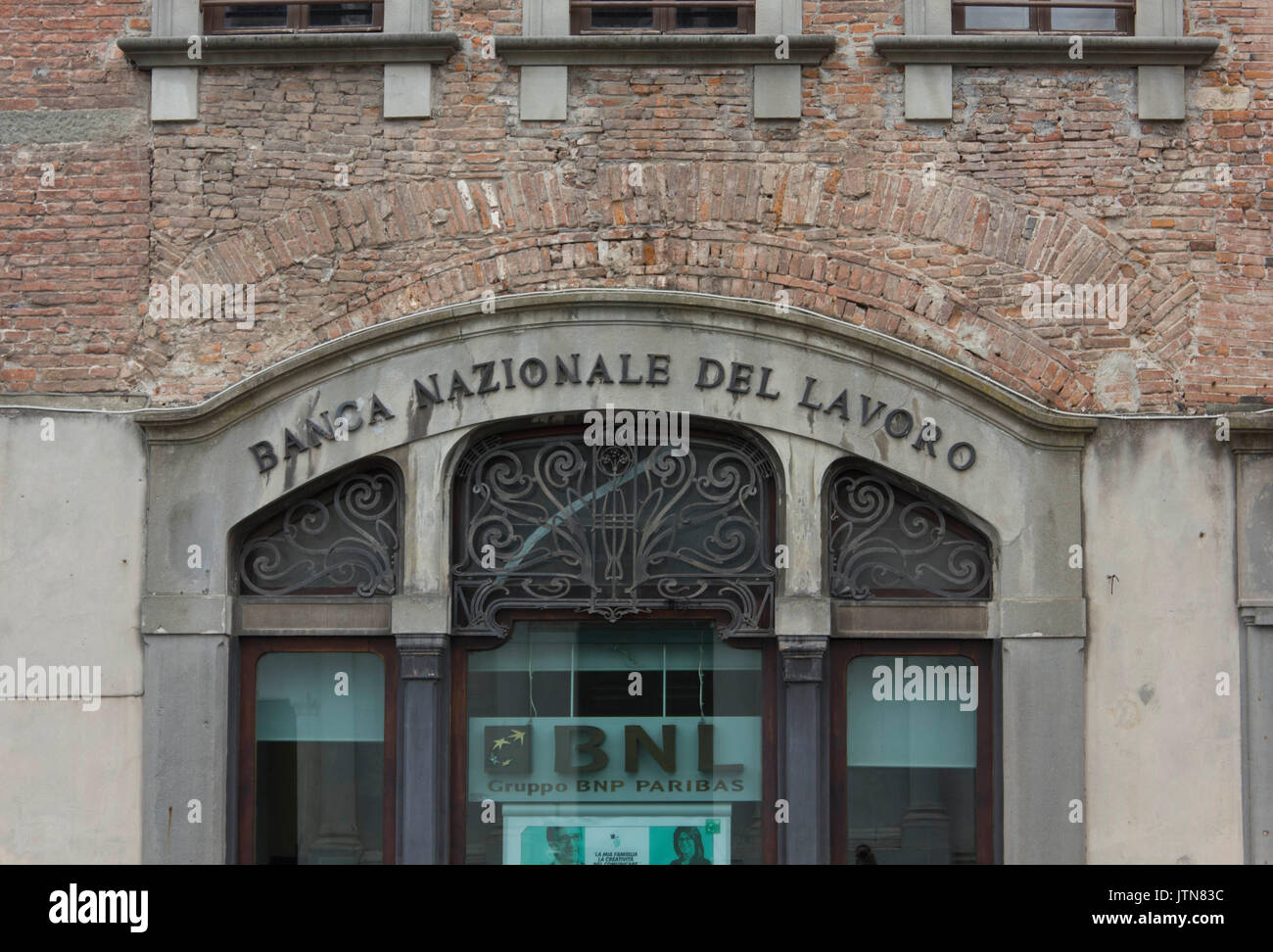 BNL Banca Nazionale del Lavoro bank Chairman Luigi Abete looks at