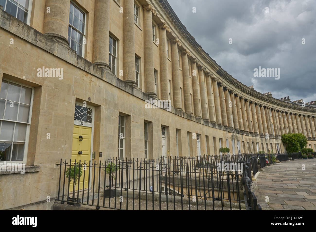 Yellow door crescent bath hi-res stock photography and images - Alamy
