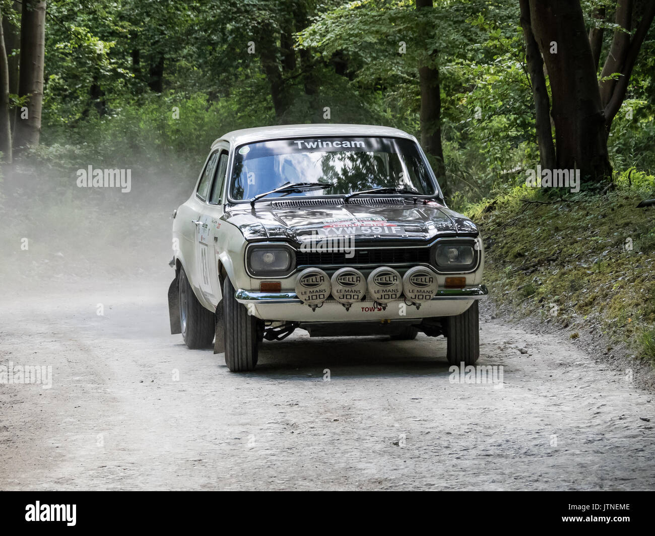 Ford Escort mk1 rally car at Goodwood Festival of Speed Stock Photo