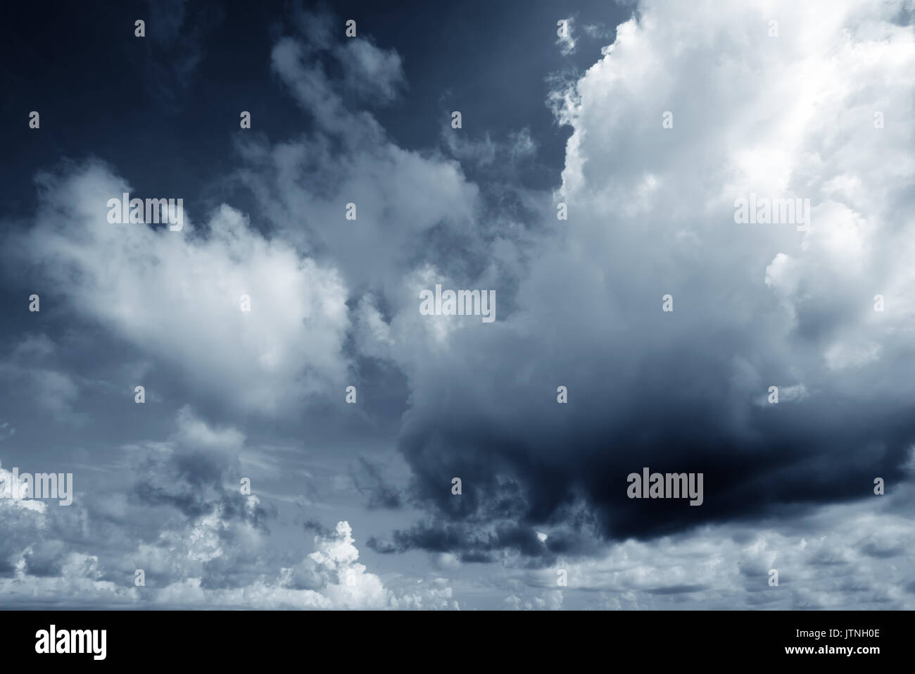 Background of dark clouds before a thunder-storm Stock Photo - Alamy