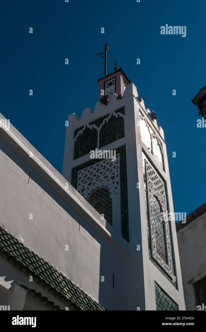 Morocco, Africa: one of the many mosques of the medina of Tangier, the moroccan city on the Maghreb coast with its unique blend of cultures Stock Photo