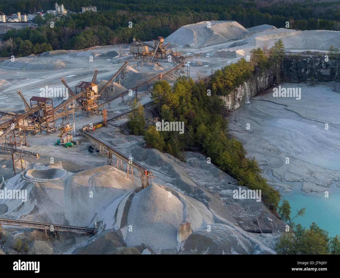 Granite Quarry, Lithonia, Georgia Stock Photo