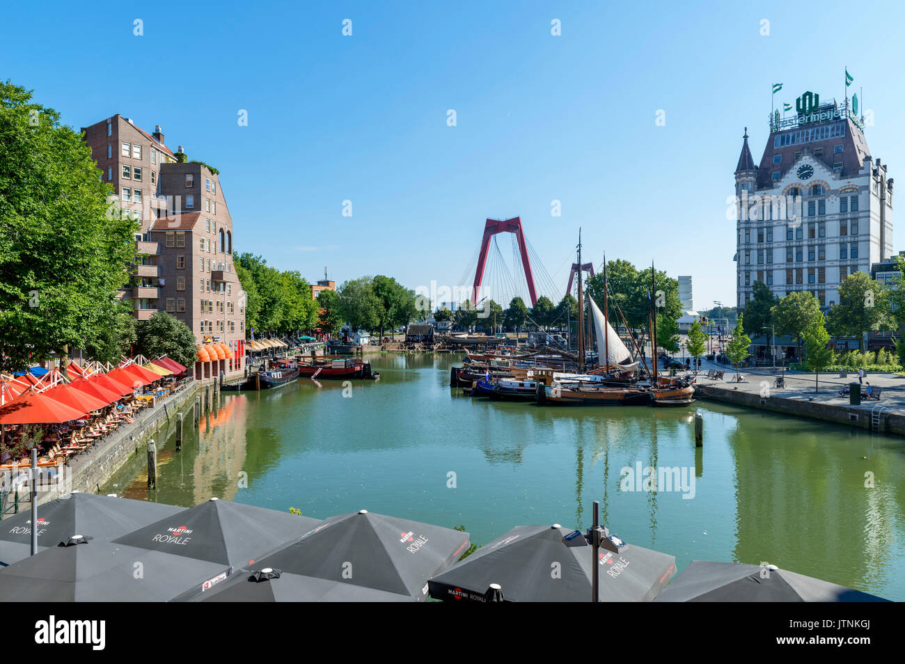 Oude Haven (Old Harbour), Rotterdam, Netherlands Stock Photo