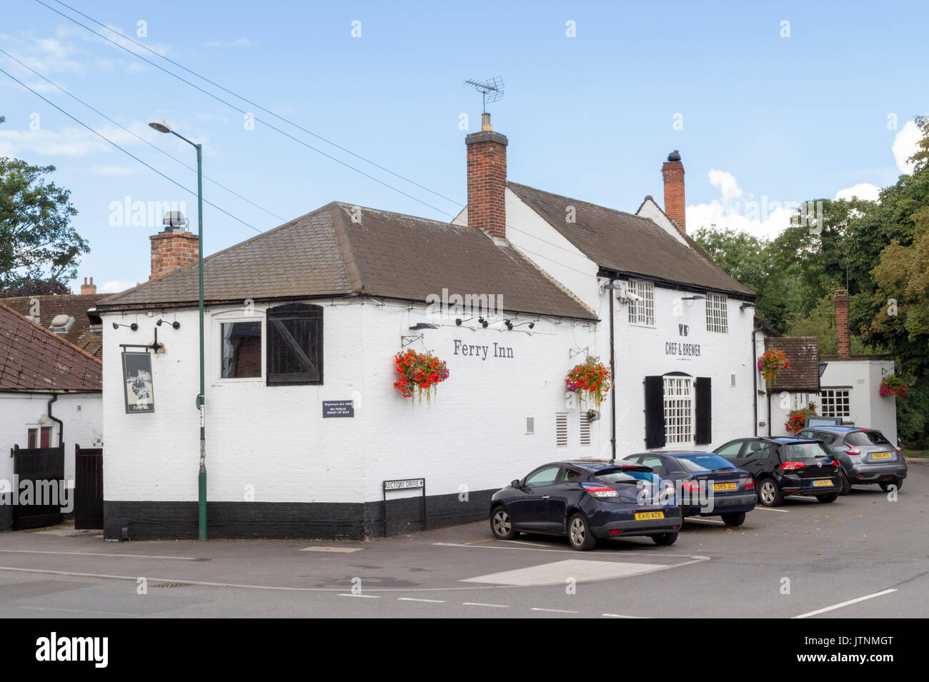 Village pub. The Ferry Inn, Wilford, Nottingham, England, UK Stock Photo