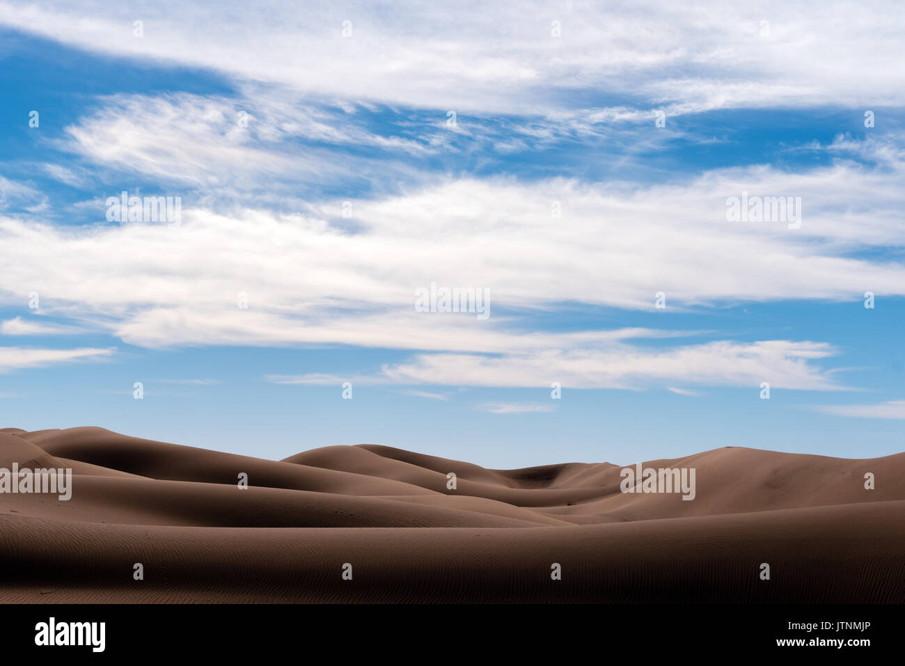 Sand dune, Sahara Stock Photo
