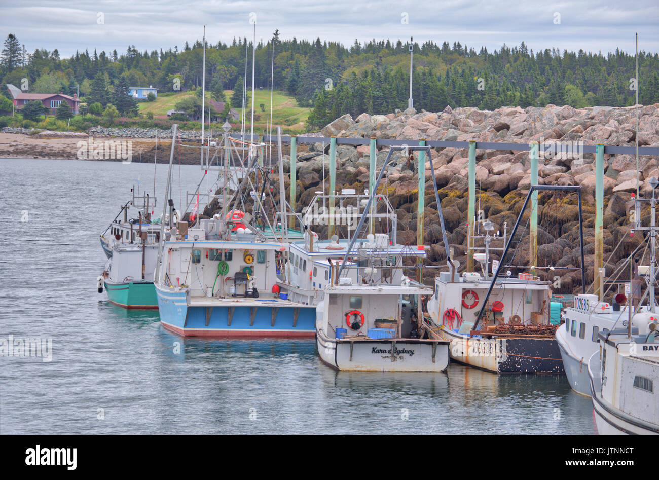 St. Johns NB, Dipper Harbor Stock Photo Alamy