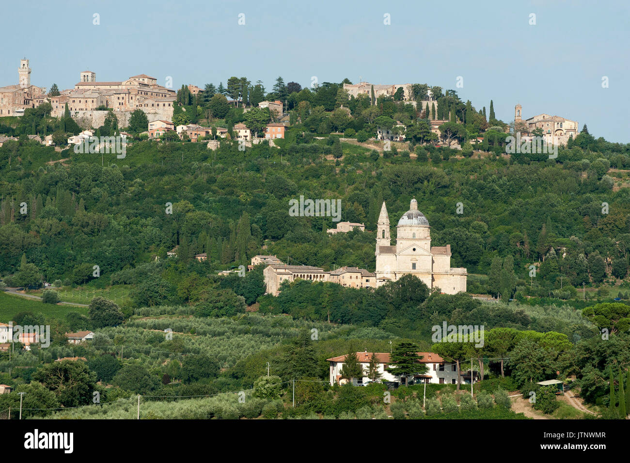 The Sanctuary of the Madonna di San Biagio in Montepulciano in Val d ...