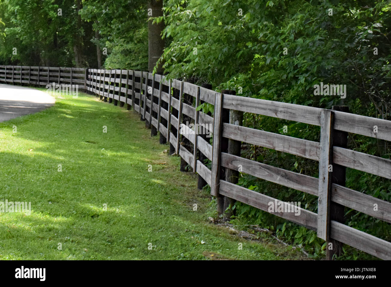 Old Wooden Fence Stock Photo - Alamy