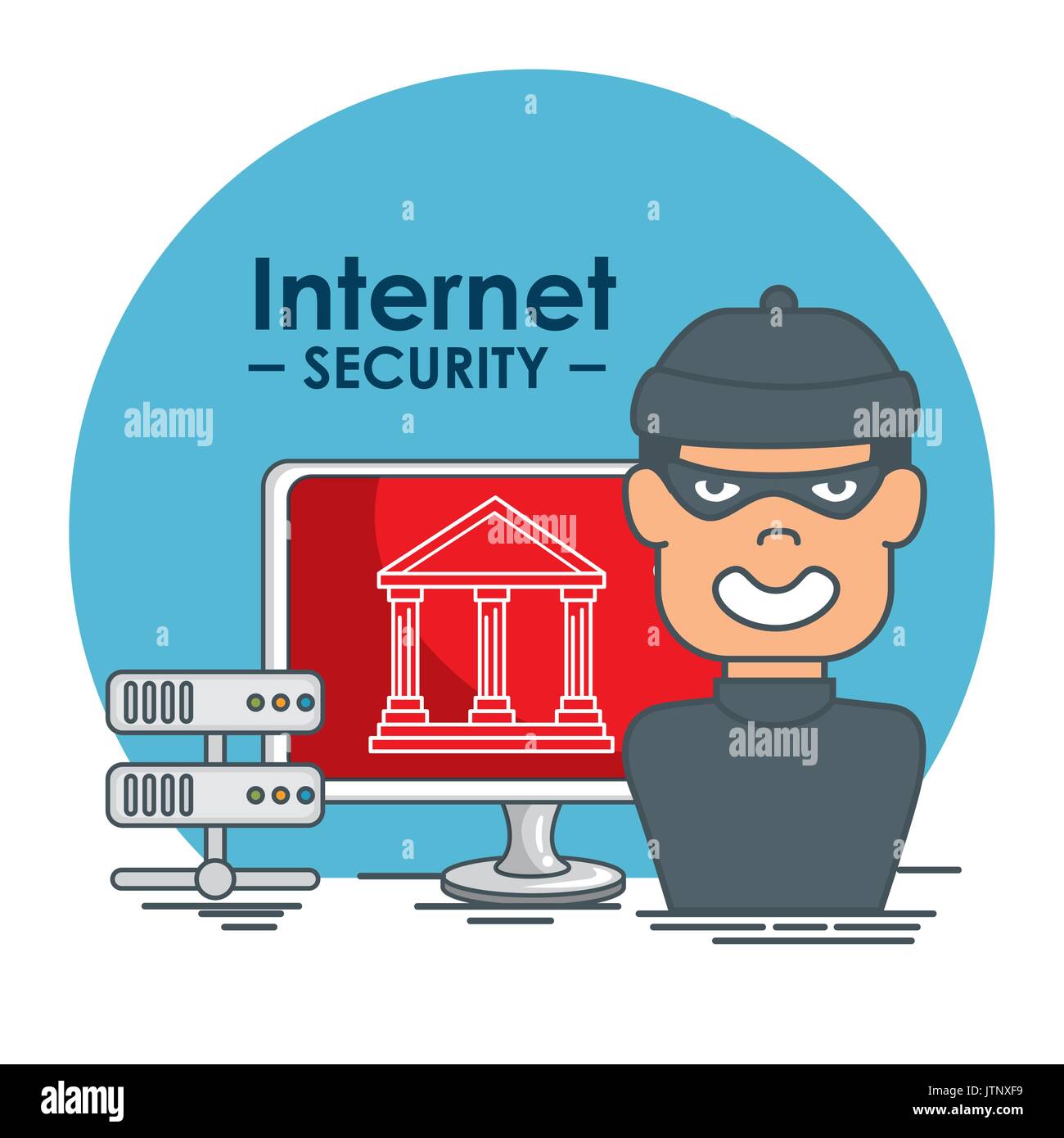 internet security concept vector illustration graphic design Stock ...